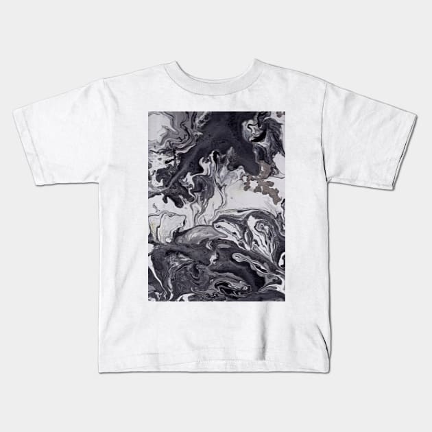 Greyscale I Kids T-Shirt by eerankin